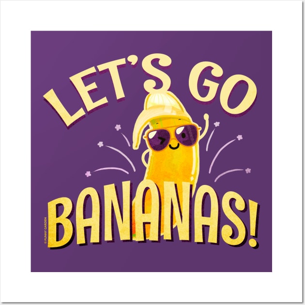 Let's Go Bananas! Wall Art by punnygarden